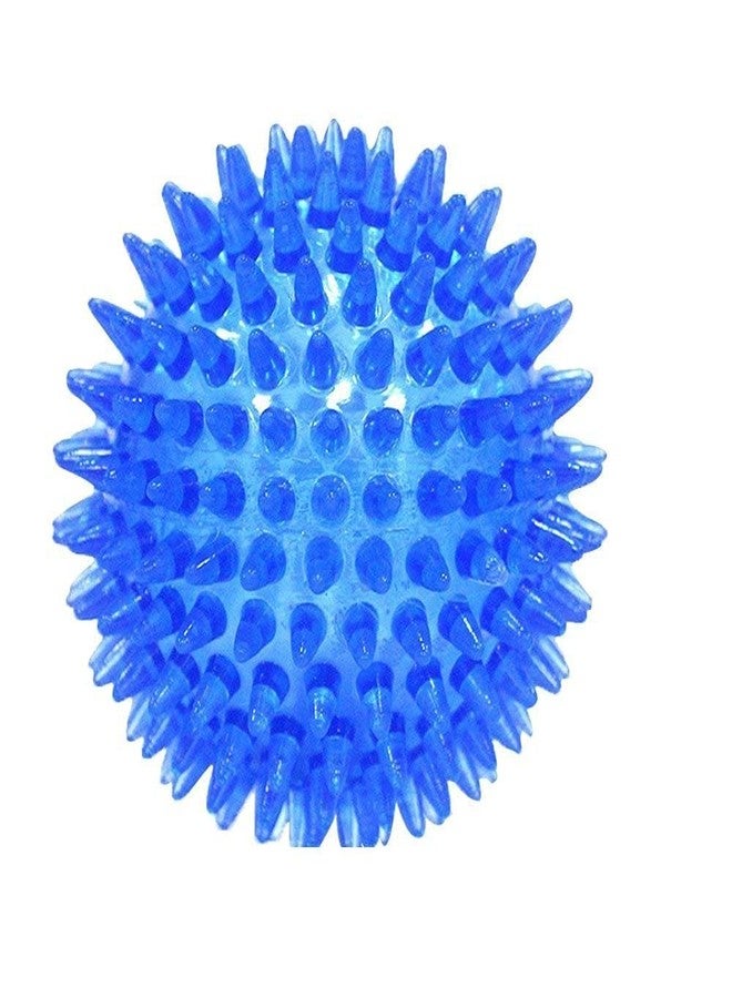 THE DDS STORE Squeaker Interactive Toy for Dogs 1 Piece (Colour May Vary) (Spike Ball) - Image 1